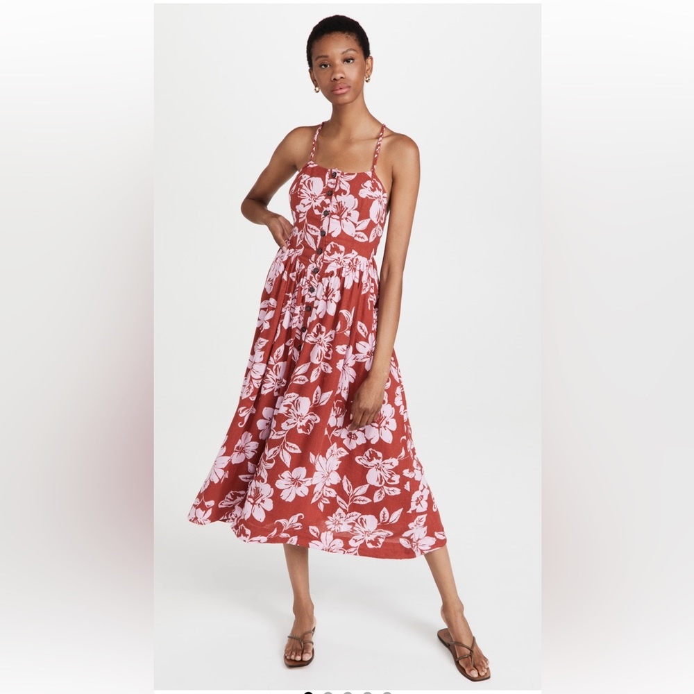 Free People linen Sundress size small
